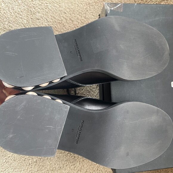 NICHOLAS KIRKWOOD CASATI EMBELLISHED LEATHER ANKLE BOOTS - Picture 14 of 15